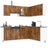 11 Piece Kitchen Cabinet Set Kalmar Engineered Wood