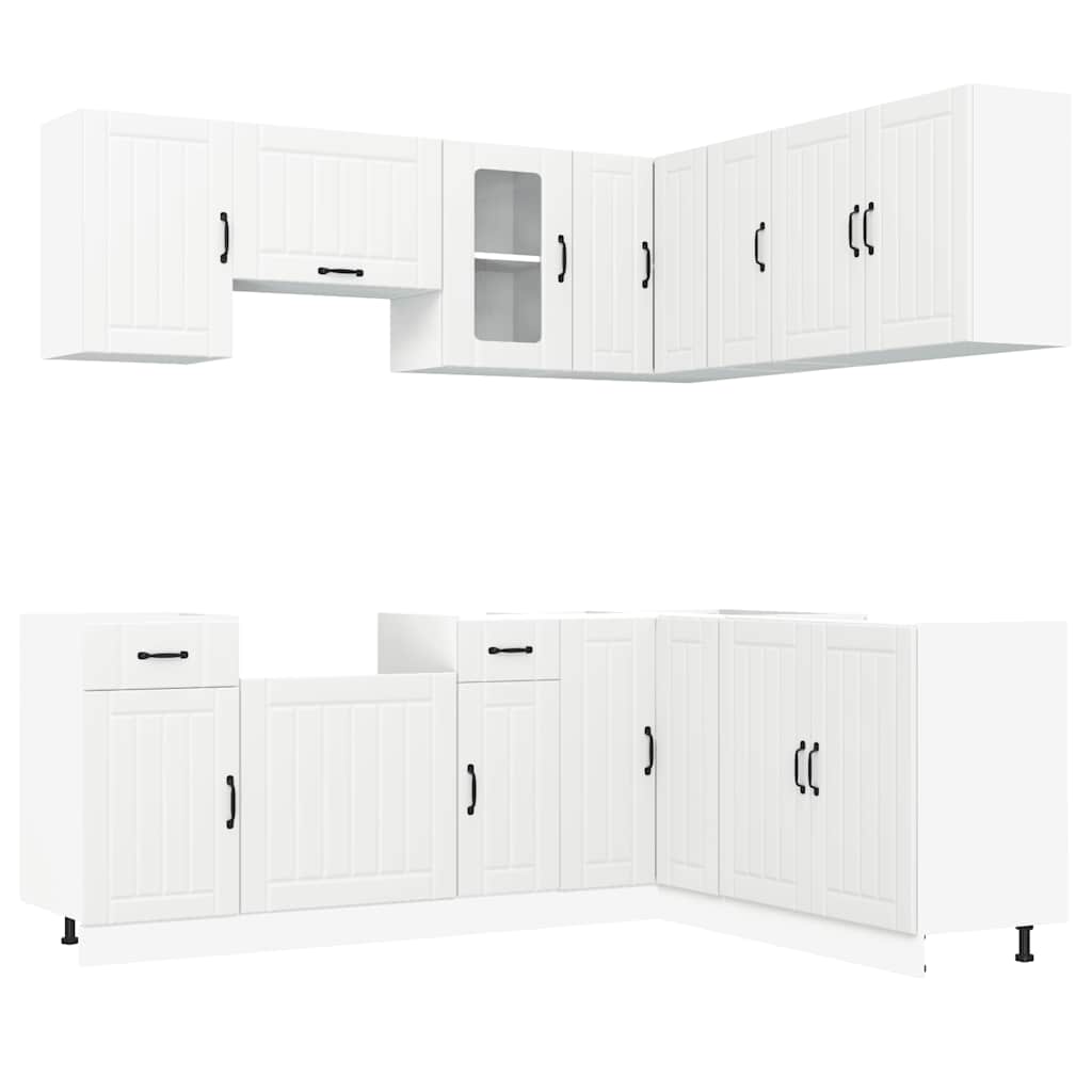 11 Piece Kitchen Cabinet Set Engineered Wood