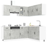 11 Piece Kitchen Cabinet Set Engineered Wood