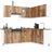 11 Piece Kitchen Cabinet Set Engineered Wood