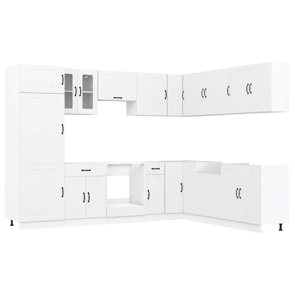 14 Piece Kitchen Cabinet Set Lucca Engineered Wood