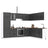 14 Piece Kitchen Cabinet Set Lucca Engineered Wood