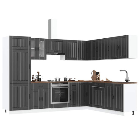 14 Piece Kitchen Cabinet Set Lucca Engineered Wood