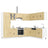 14 Piece Kitchen Cabinet Set Lucca Engineered Wood