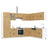 14 Piece Kitchen Cabinet Set Lucca Engineered Wood