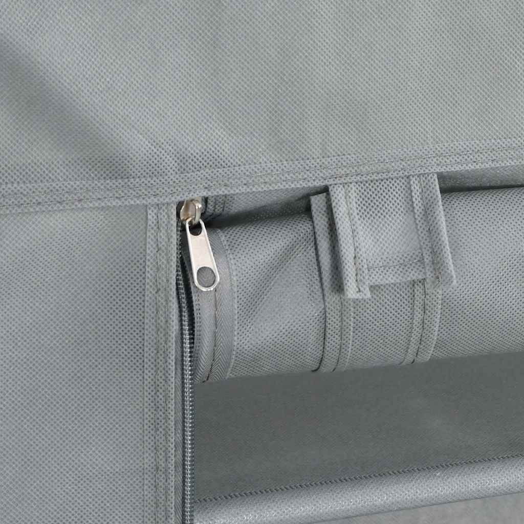 Shoe Cabinet Grey 60.5X30X97 Cm Non-Woven Fabric