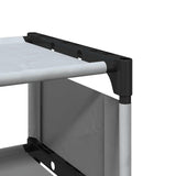 Shoe Rack 10-Tier Grey 54X28X Non-Woven Fabric
