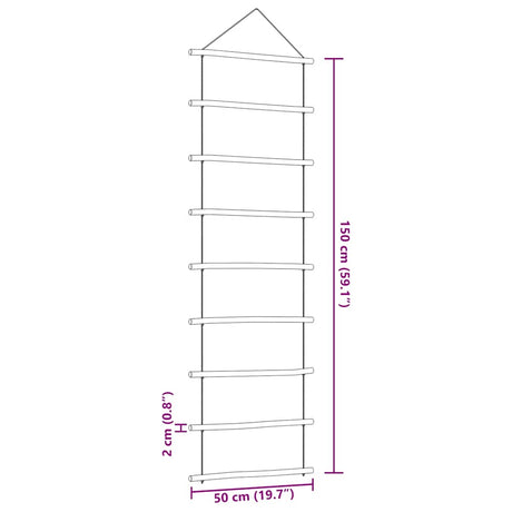 Wall Decoration Ladder-Shaped Natural Branch