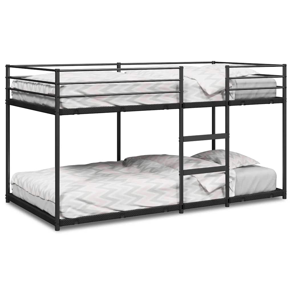 Bunk Bed Without Mattress Black Steel