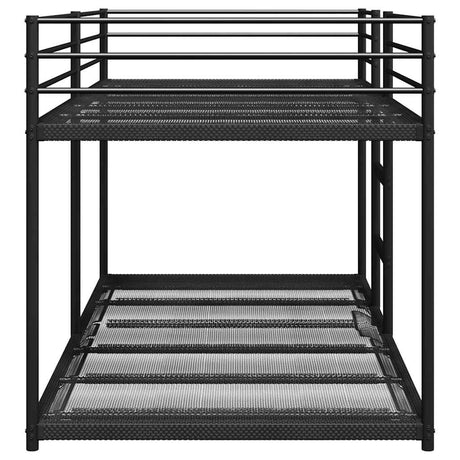 Bunk Bed Without Mattress Black Steel