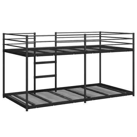 Bunk Bed Without Mattress Black Steel