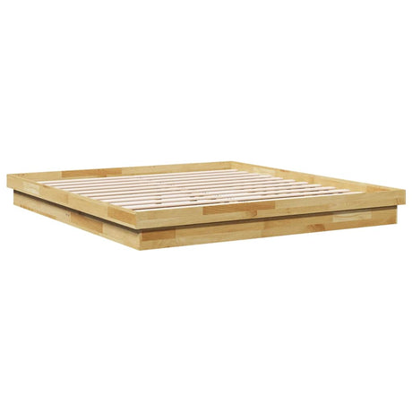 Bed Frame Without Mattress Super King Solid Wood Oak