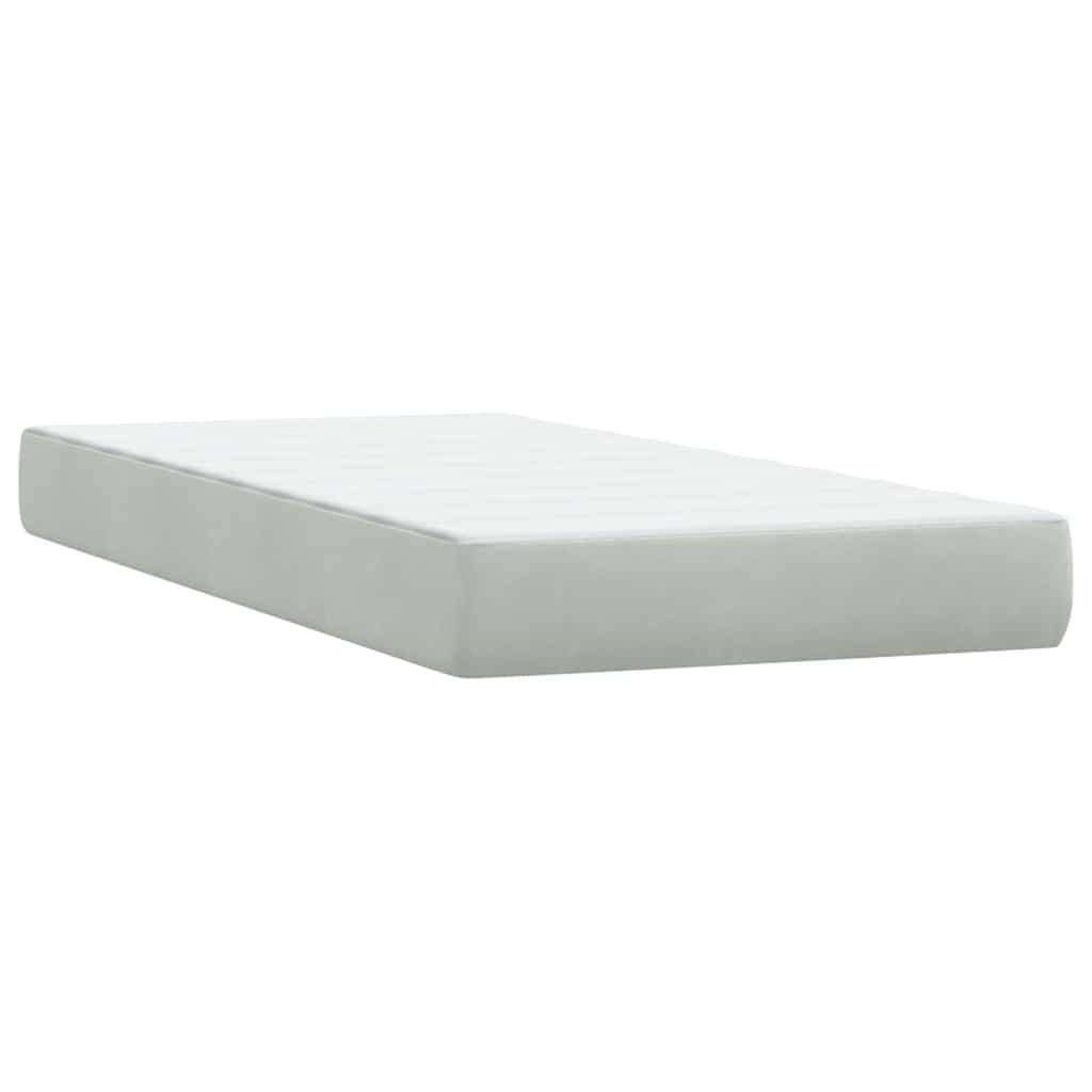 Box Spring Bed With Mattress Velvet