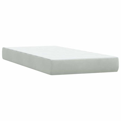 Box Spring Bed With Mattress Velvet