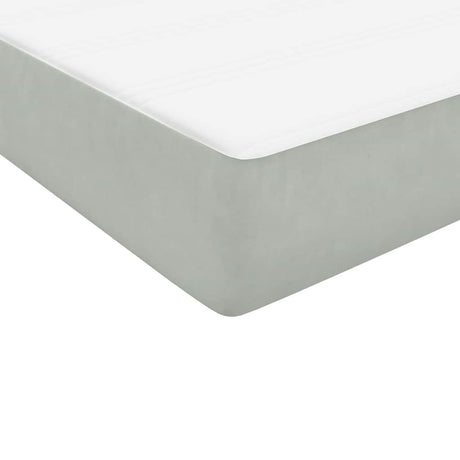 Box Spring Bed With Mattress Velvet
