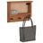 Wall-Mounted Coat Rack Sandnes 45X12X35 Cm Solid Wood Pine