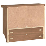 Wall-Mounted Coat Rack Sandnes 45X12X35 Cm Solid Wood Pine