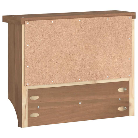 Wall-Mounted Coat Rack Sandnes 45X12X35 Cm Solid Wood Pine