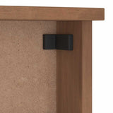 Wall-Mounted Coat Rack Sandnes 45X12X35 Cm Solid Wood Pine