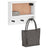 Wall-Mounted Coat Rack Sandnes 45X12X35 Cm Solid Wood Pine