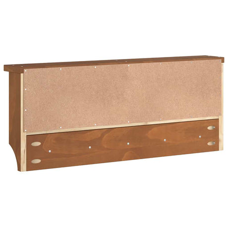 Wall-Mounted Coat Rack Sandnes 87X12X35 Cm Solid Wood Pine