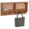 Wall-Mounted Coat Rack Sandnes 87X12X35 Cm Solid Wood Pine