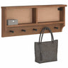 Wall-Mounted Coat Rack Sandnes 87X12X35 Cm Solid Wood Pine