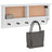 Wall-Mounted Coat Rack Sandnes 87X12X35 Cm Solid Wood Pine
