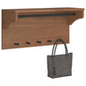 Wall-Mounted Coat Rack Sandnes 87X30X42 Cm Solid Wood Pine