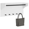 Wall-Mounted Coat Rack Sandnes 87X30X42 Cm Solid Wood Pine