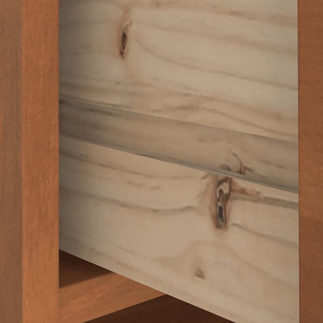 Hall Tree Sandens 87X40X159.5Cm Solid Wood Pine