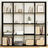 Room Divider Bookcase 69.5X29X Engineered Wood
