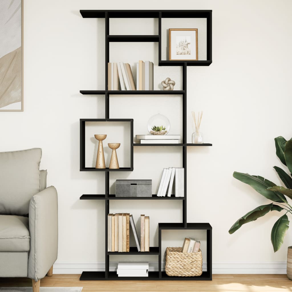 Room Divider Bookcase 92X29X Engineered Wood