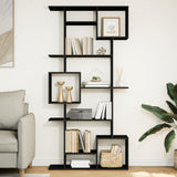 Room Divider Bookcase 92X29X Engineered Wood
