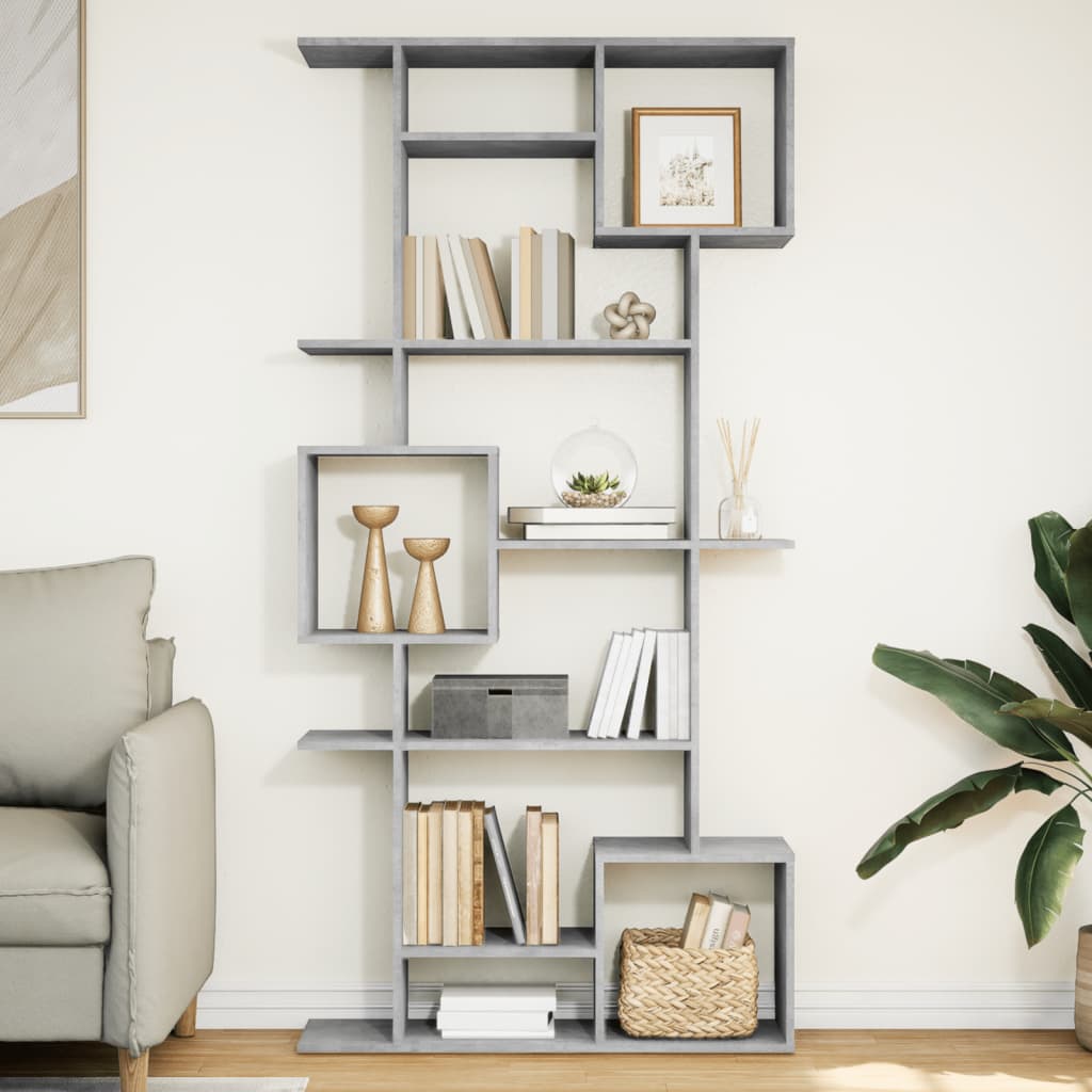 Room Divider Bookcase 92X29X Engineered Wood