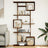 Room Divider Bookcase 92X29X Engineered Wood