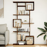 Room Divider Bookcase 92X29X Engineered Wood