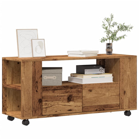 Tv Cabinet 102X34.5X43 Cm Engineered Wood