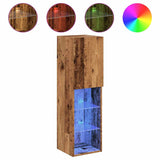 Tv Cabinets With Led Lights 2 Pcs 30.5X30X Old Wood