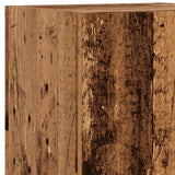 Tv Cabinets With Led Lights 2 Pcs 30.5X30X Old Wood
