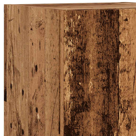 Tv Cabinets With Led Lights 2 Pcs 30.5X30X Old Wood