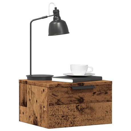 Wall-Mounted Bedside Cabinet 34X30X20 Cm