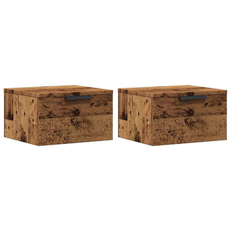 Wall-Mounted Bedside Cabinets 2 Pcs 34X30X20 Cm