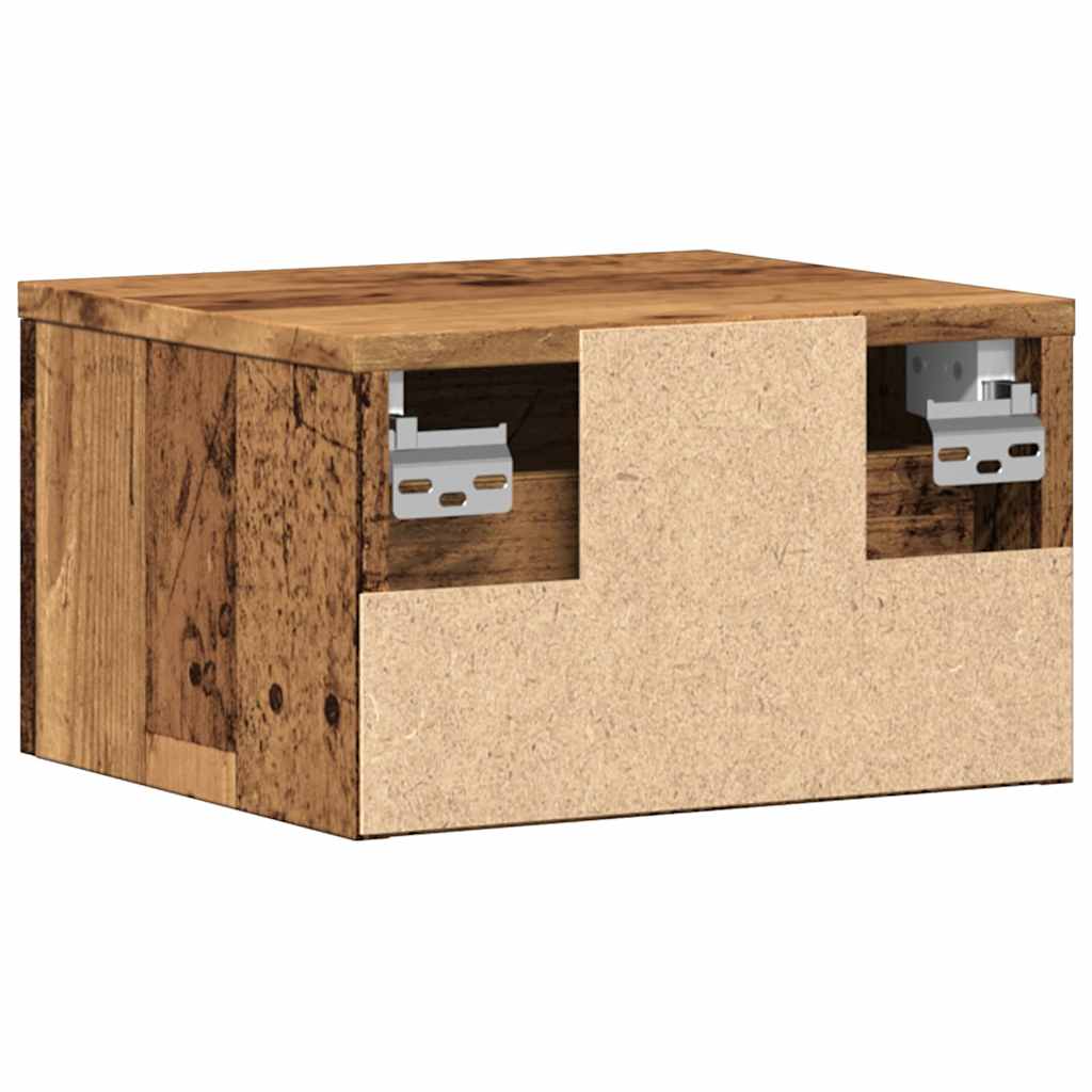 Wall-Mounted Bedside Cabinets 2 Pcs 34X30X20 Cm