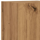 Tv Cabinet With Led Lights Artisian Oak 30.5X30X Artisan Oak