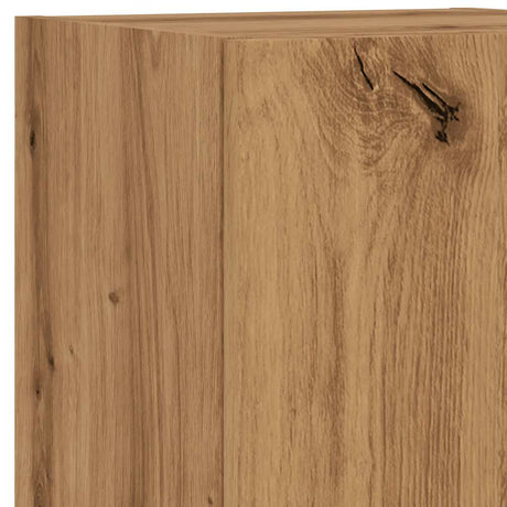 Tv Cabinet With Led Lights Artisian Oak 30.5X30X Artisan Oak