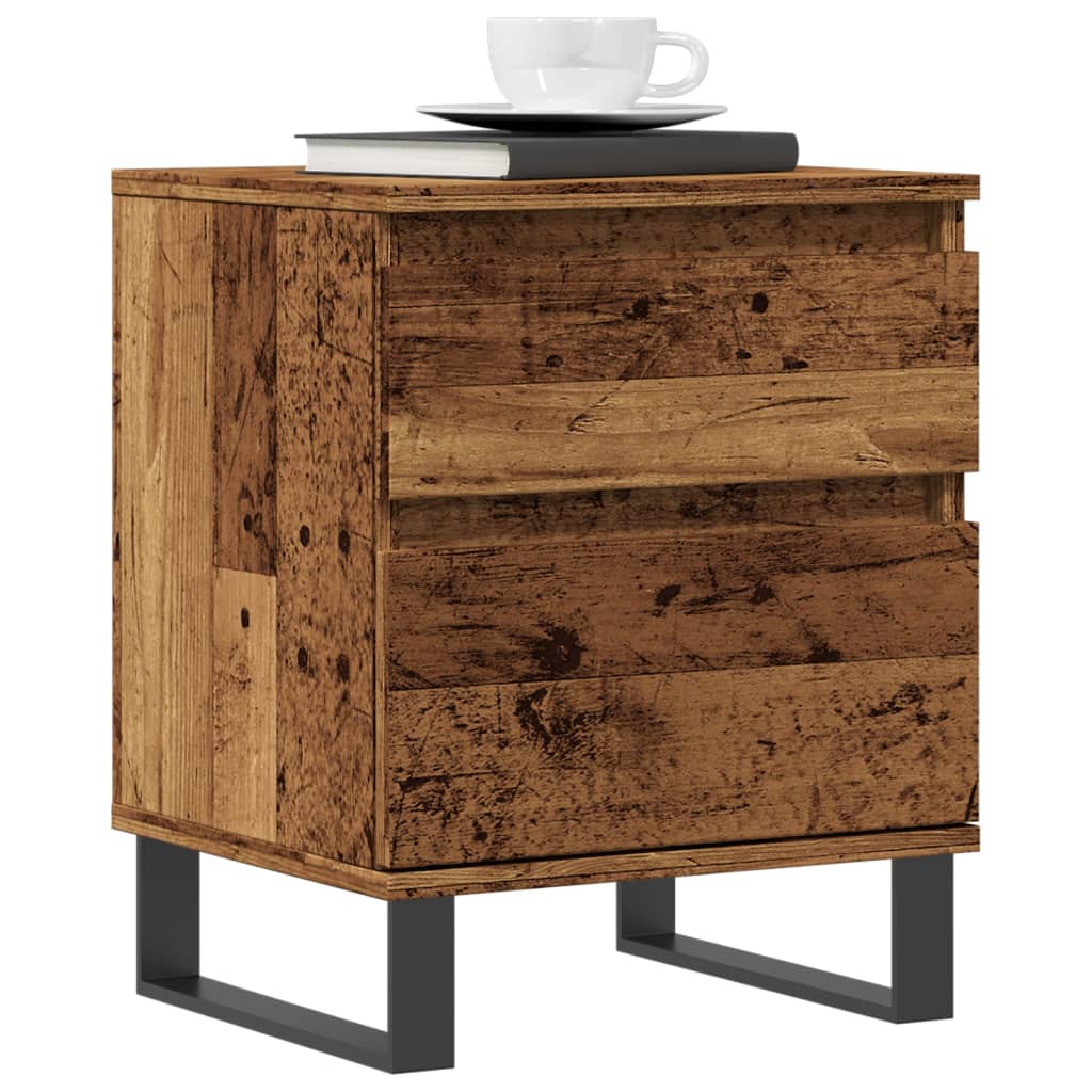 Bedside Cabinets 2 Pcs 40X35X50 Cm Engineered Wood