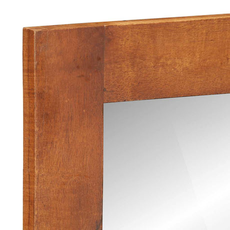 Wall Mirror With Drawers 60X33X90 Cm Solid Wood Acacia