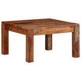 Coffee Table 60X60X35 Cm Solid Wood Acacia
