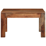 Coffee Table 60X60X35 Cm Solid Wood Acacia